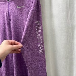 Worn Once XL Quarter Zip Nike Peloton Purple - XL